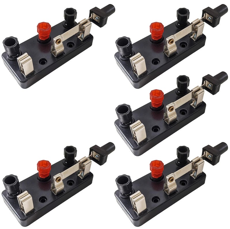 EX ELECTRONIX EXPRESS 5 Pack SPDT Knife Switches (Single Pole Double Throw), 2.98" × 1.36" × 1.15" by Electronix Express - Image 1